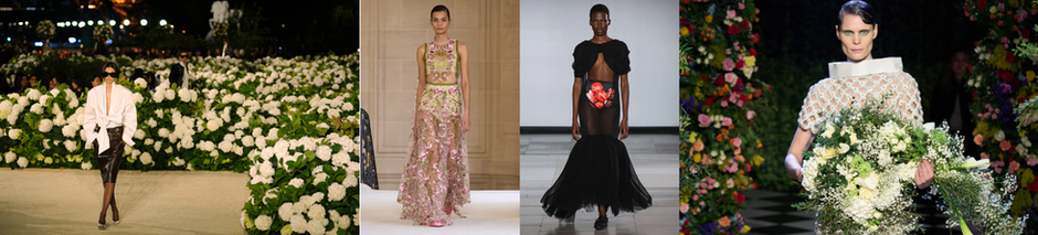 Les fleurs et la mode : quand le langage floral réinvente l’identité des marques