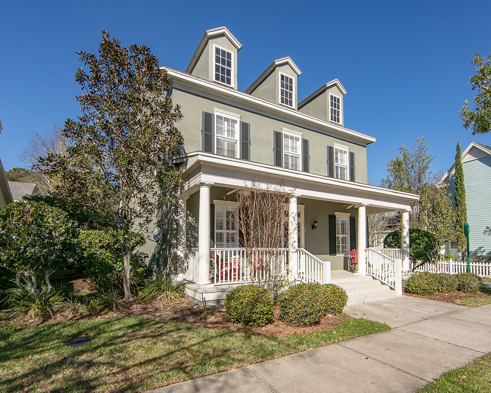 Front of the house