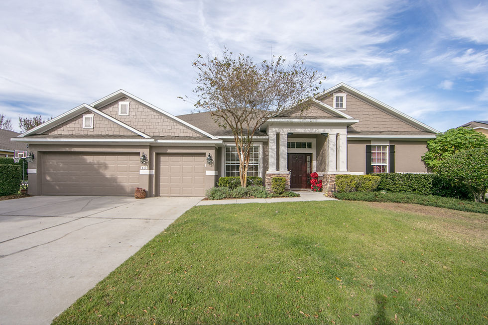 Front of the house