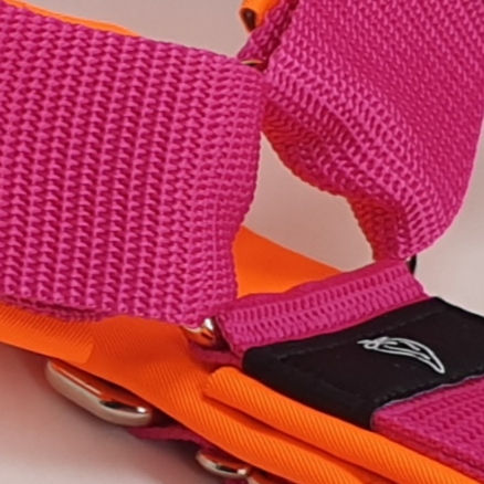 Miniaturbild: Paprika Y-Geschirr Lola magenta/orange