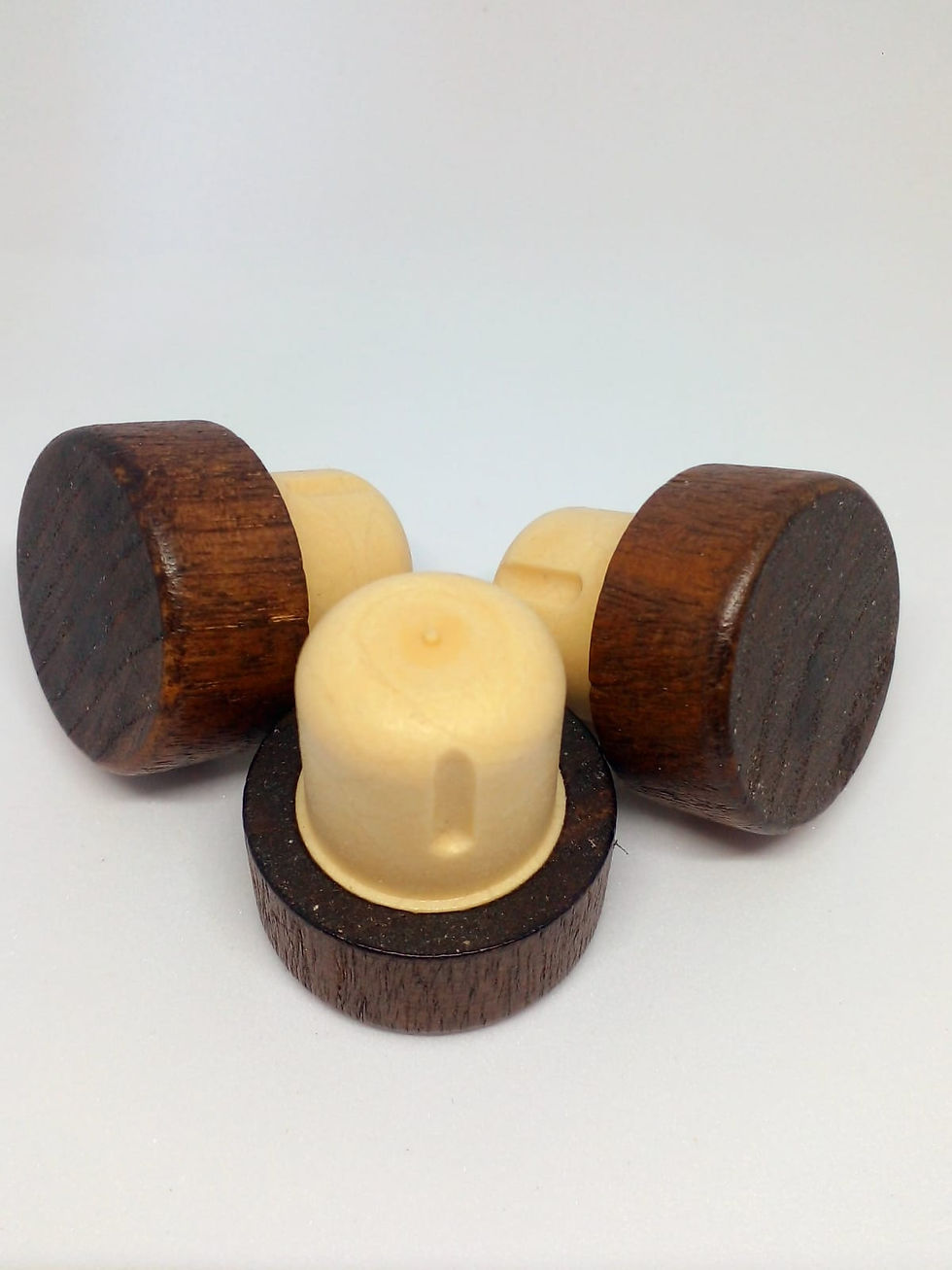 Rolha Sintética Bartop Madeira 26mm com 6/12 unidades