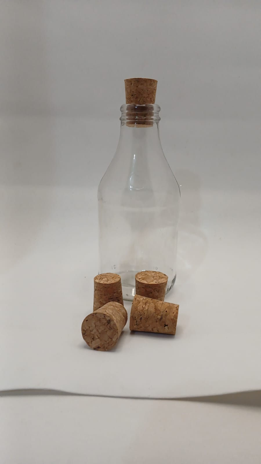 Garrafa 200ml leite de coco rolha cortiça cx 12 um