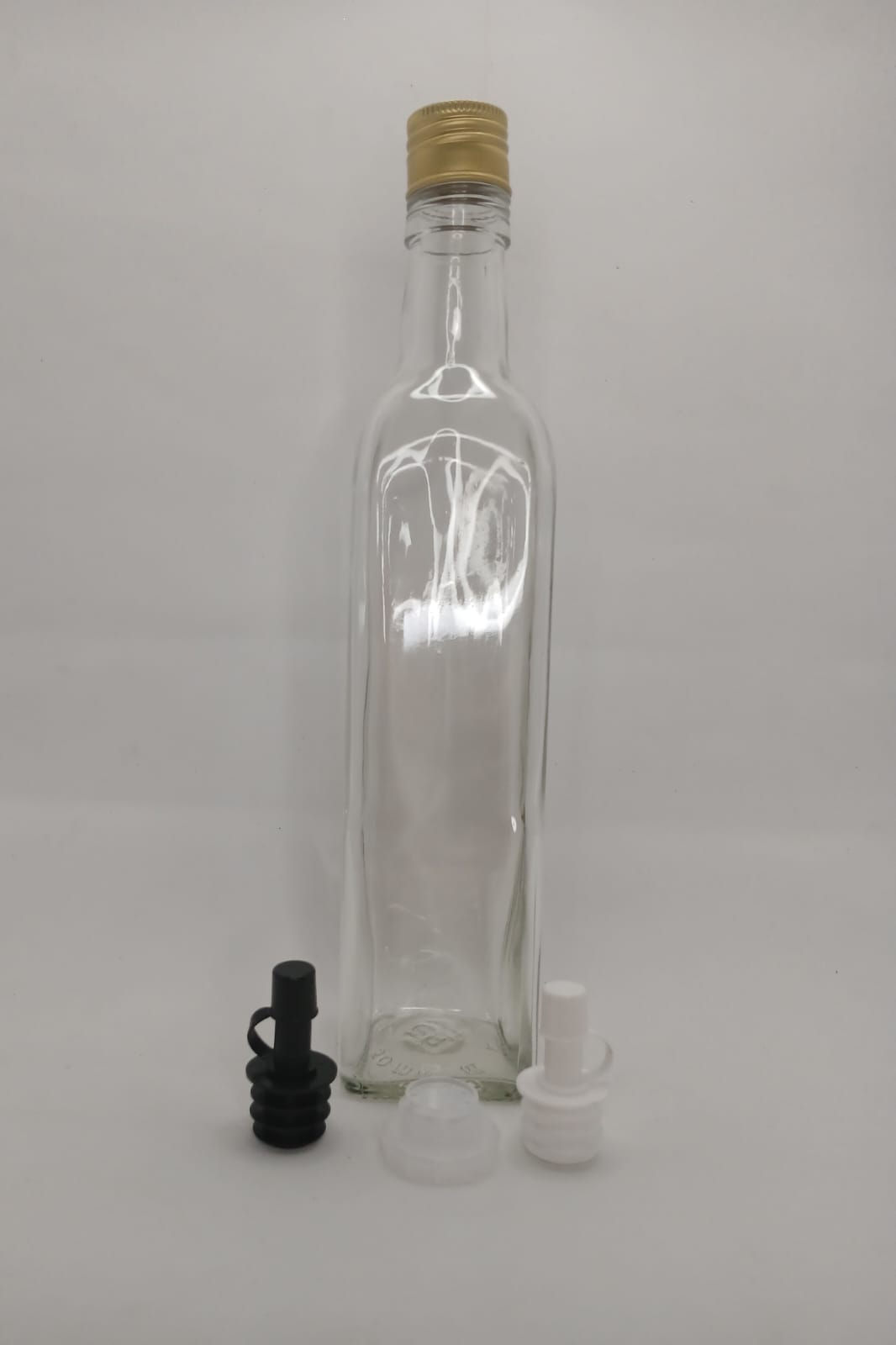 Garrafa de Azeite Transp. 500 ml 1/6 unidades. (Garrafa Recondicionada)