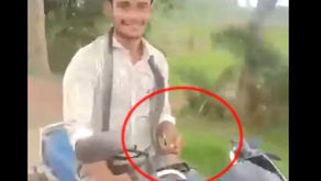 कांकेर: गले में जिंदा सांप डालकर बाइक चलाता रहा युवक.....