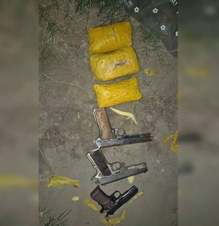 रावी नदी किनारे मिला ड्रोन से गिराया गया संदिग्ध पैकेट.....