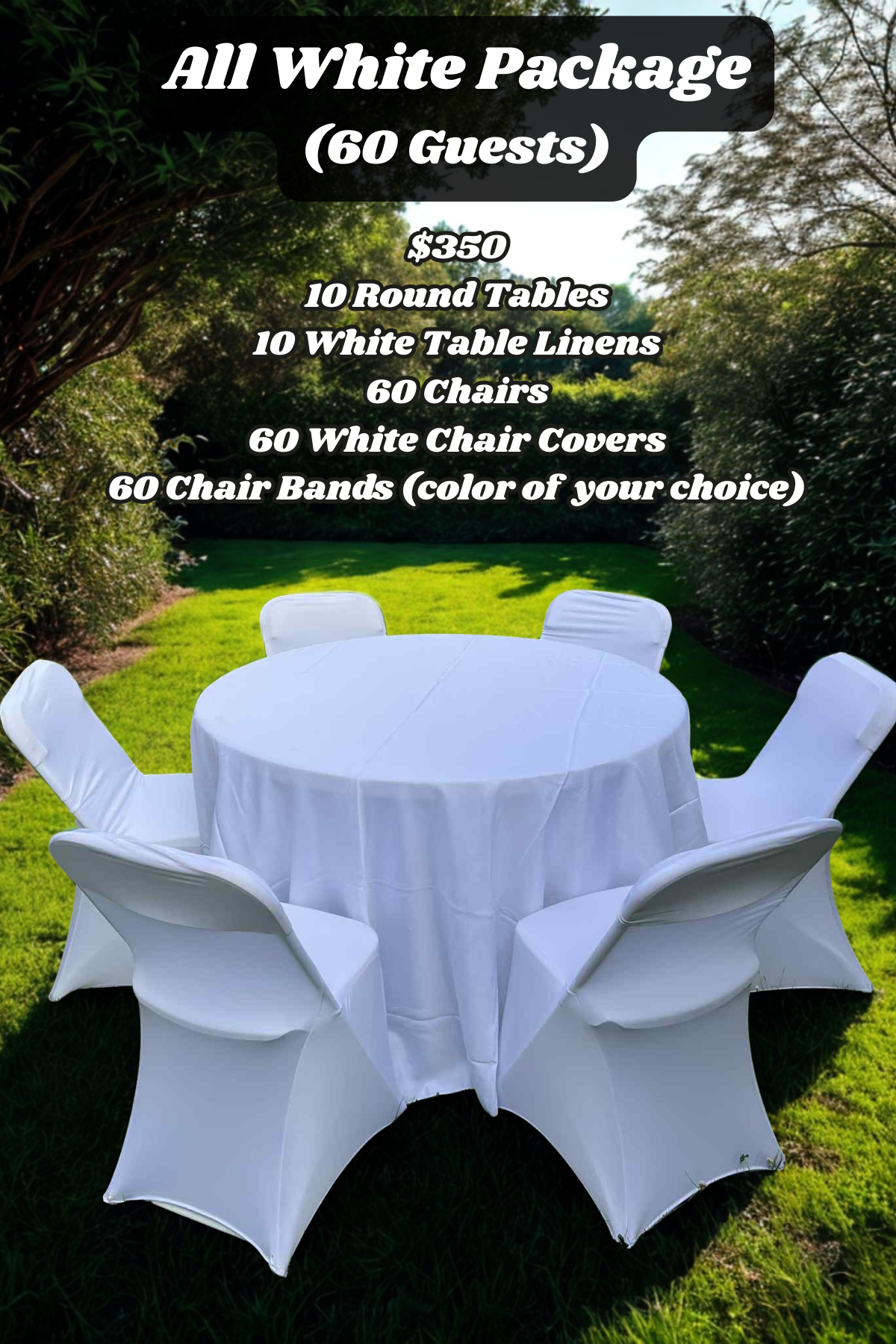 All White Rental Package