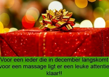 Let op …. een leuke actie 🎄🎅🏻🎄
Bel voor een afspraak 06-23725006