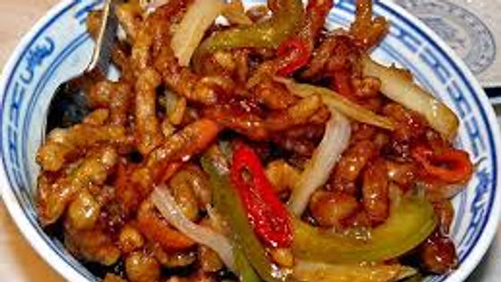 112# crispy shredded beef / 干牛丝