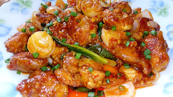 187# cod fish in szechuan sauce / 四川鳕鱼