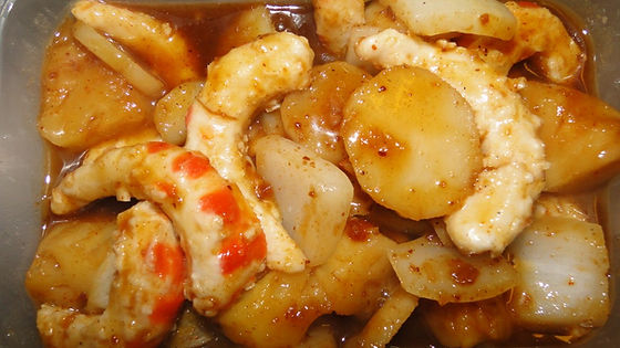 142# king prawn in plum sauce / 梅子大虾