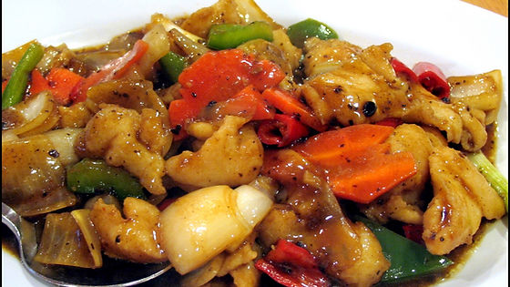 74# chicken in black pepper sauce / 黑椒鸡