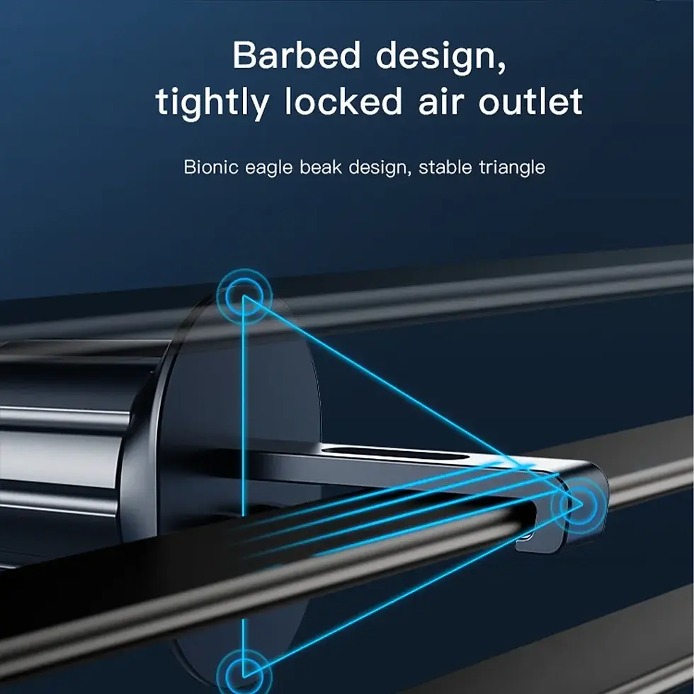 Thumbnail: Car phone holder Forcell F-Grip Guardian AV air vent black