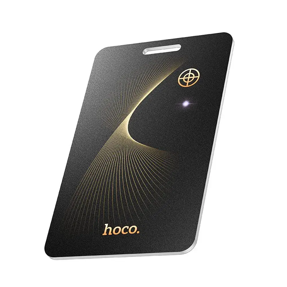 Hoco E92 Apple Find My Compatible Card-Shaped Tracker - Black