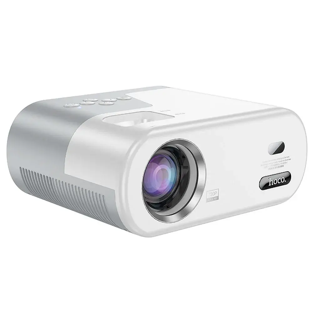 Проектор HD Ready Hoco с Android софтуер Wi-Fi Bluetooth 720P DT2 бял