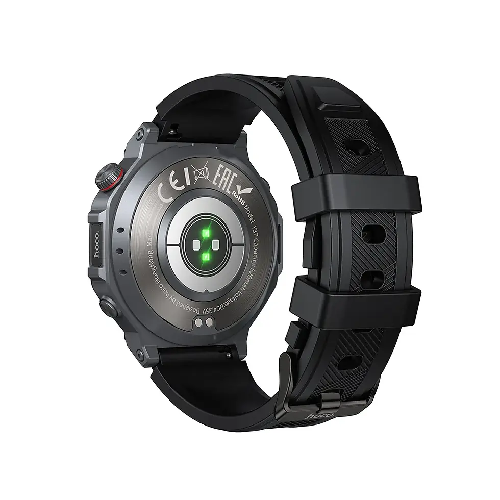 Миниатюра: Смарт часовник Hoco GPS 1.43" AMOLED - Y37 ЧЕРЕН