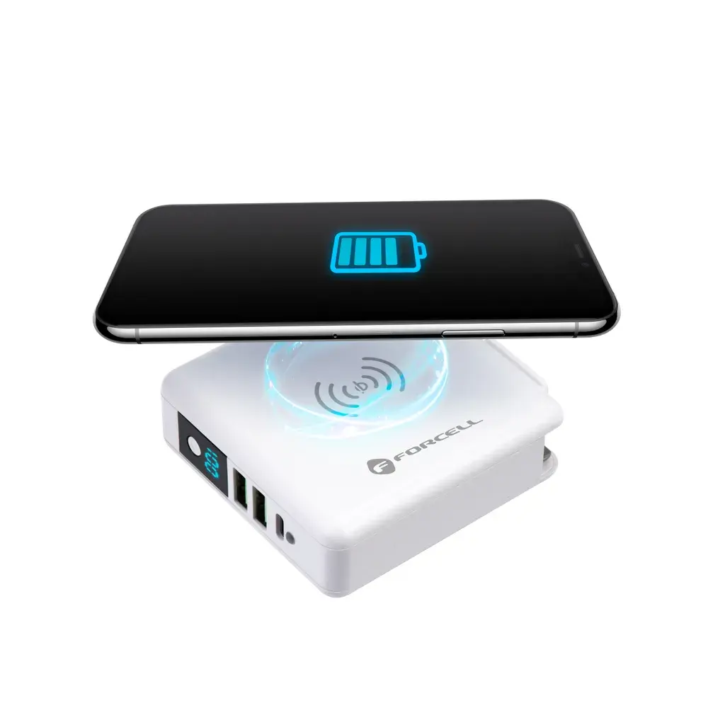 Мултифункционално зарядно устройство Forcell F-Energy 4в1 2 x USB A + USB C 15W 