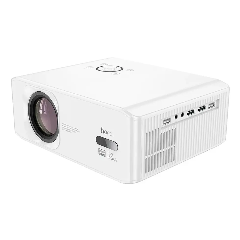 Миниатюра: Проектор Full HD Hoco с Android софтуер Wi-Fi Bluetooth 1080P DT3 бял