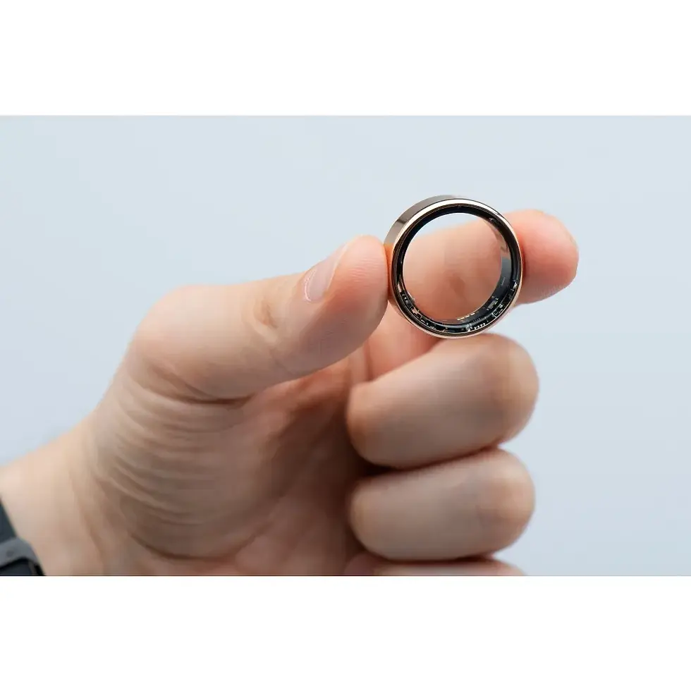 Миниатюра: Smart Ring R11M - Интелигентен стоманен пръстен + зарядна станция, размер 8 (18,