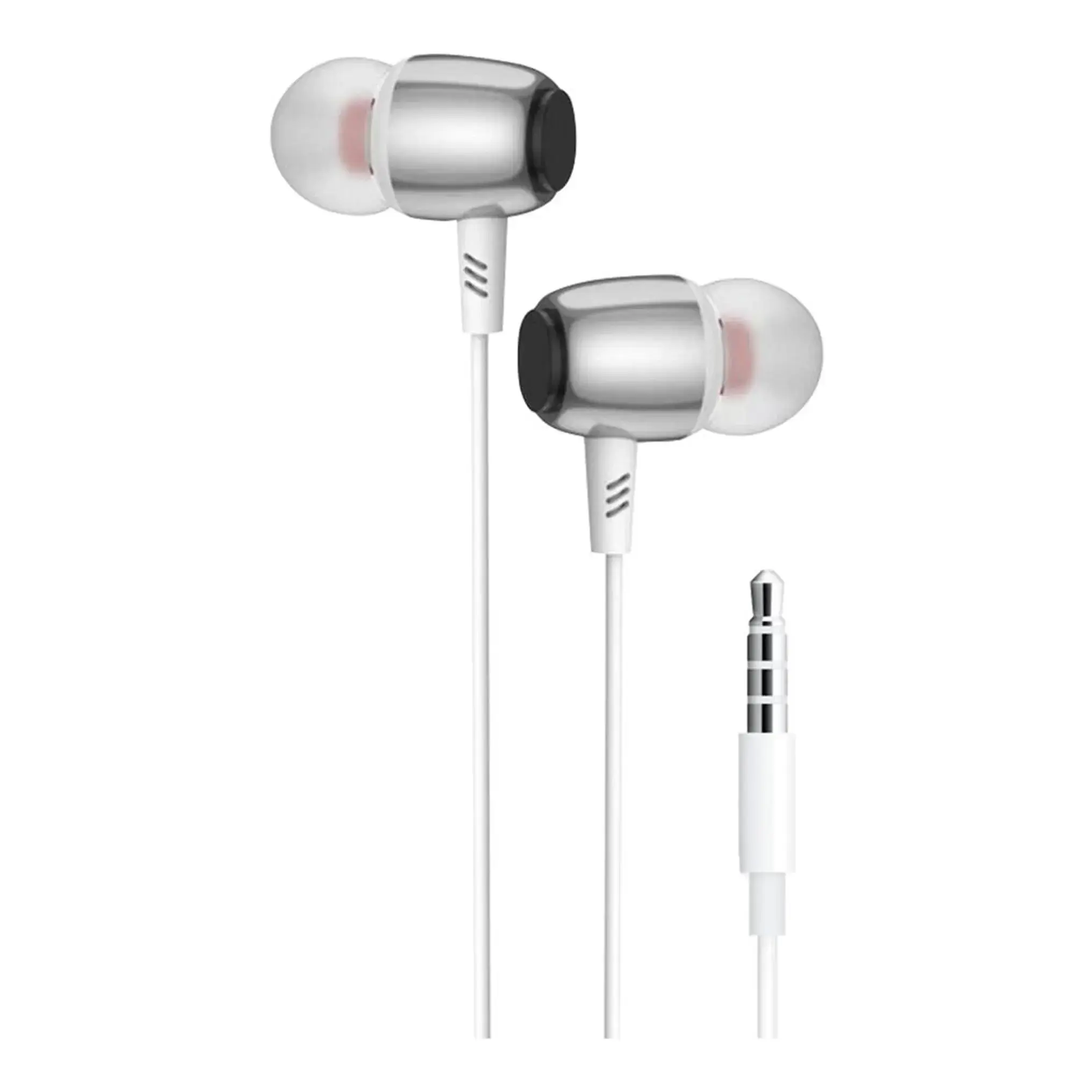 Wire earphones Jack 3,5 mm Blue Star M09 1,2 m white