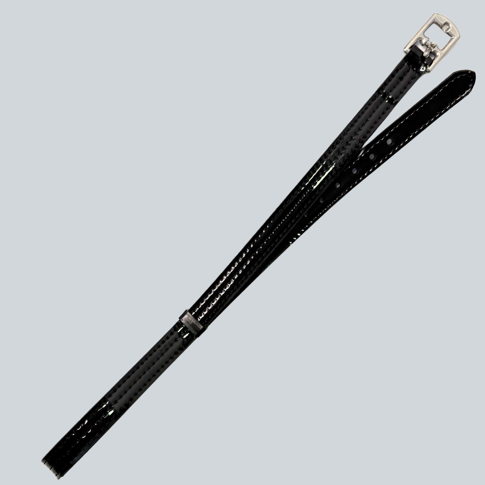 Stirrup Leathers Black 1/2" x 22" Length