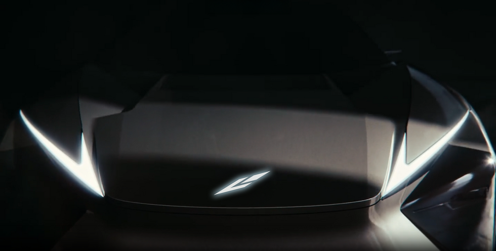 Logo on Futuristic Concept