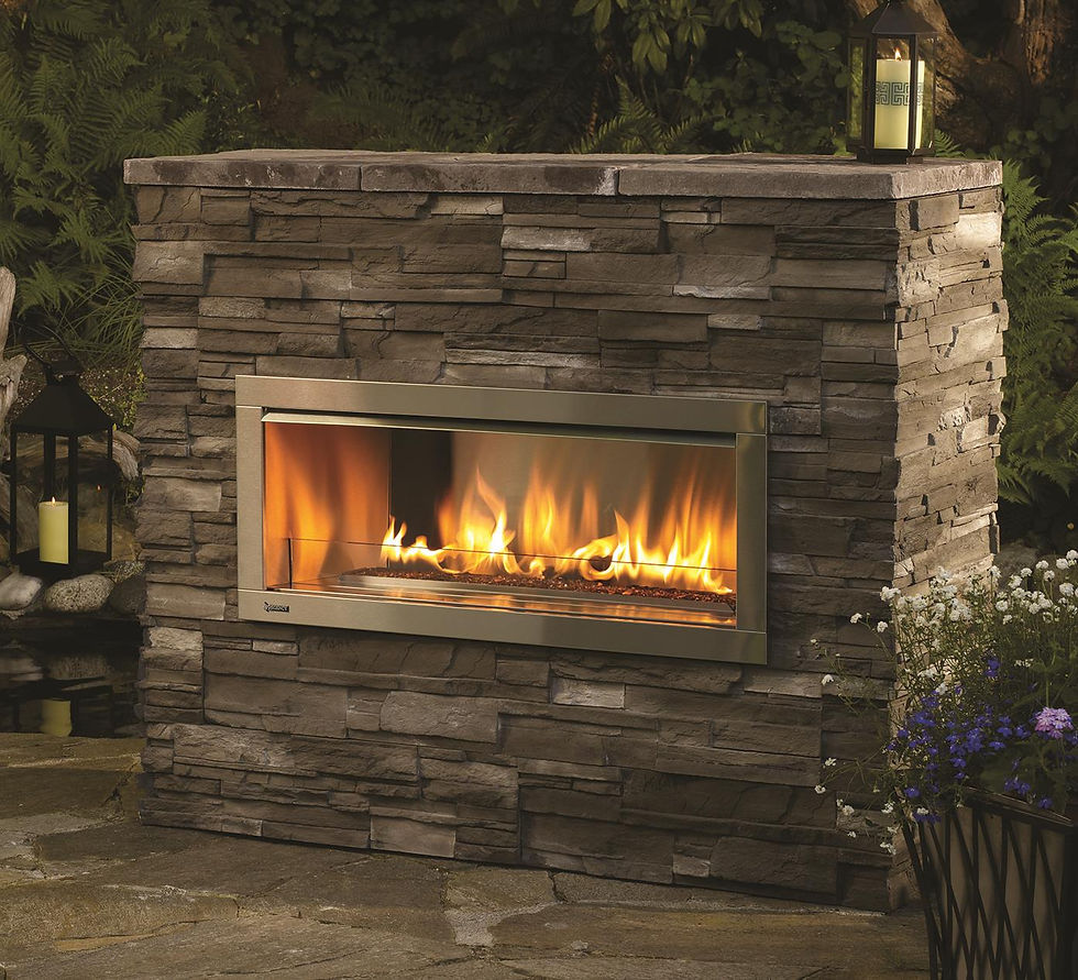 Outdoor Gas Fireplace