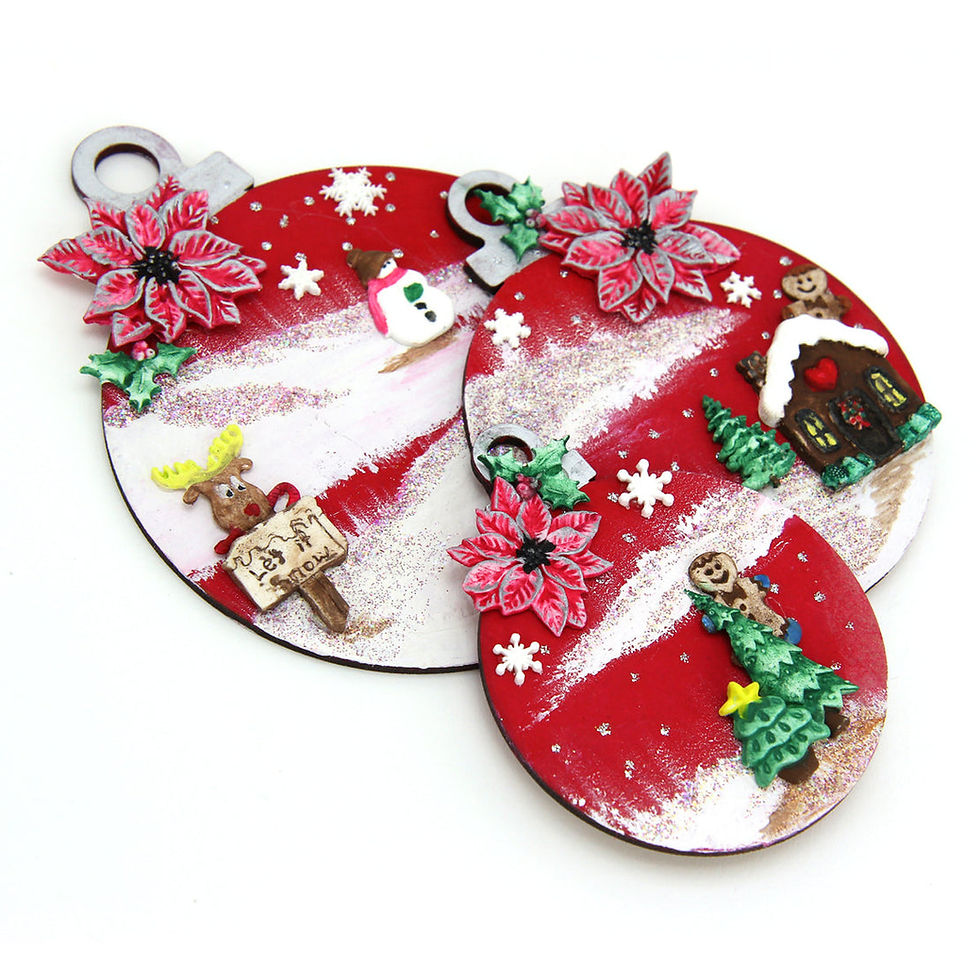 Thumbnail: Miniature Christmas Gingerbread Silicone Mold by Katy Sue Designs