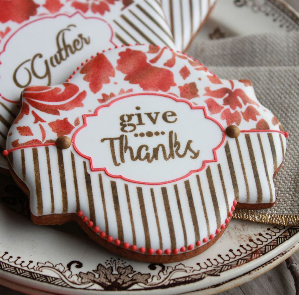 Thumbnail: Give Thanks Prettier Plaques Stencil Set - 5 PC - Julia Usher