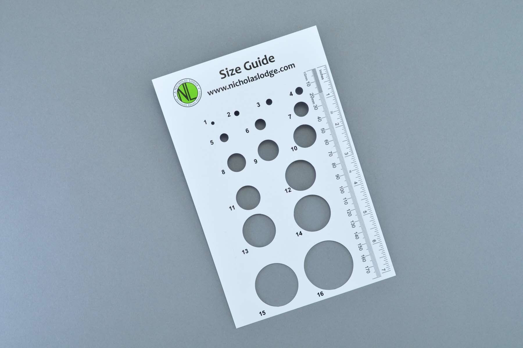 Size Guide - Nicholas Lodge