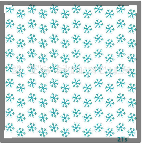Micro Snowflake Stencil - 2T’s Stencils | My Sweet Source