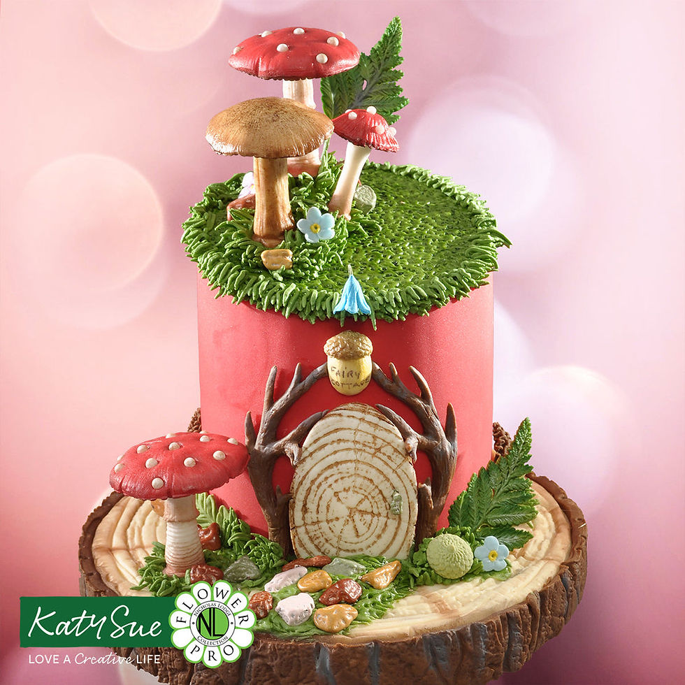 Thumbnail: Flower Pro Toadstools & Mushroom Silicone Mold & Veiner by Katy Sue Designs