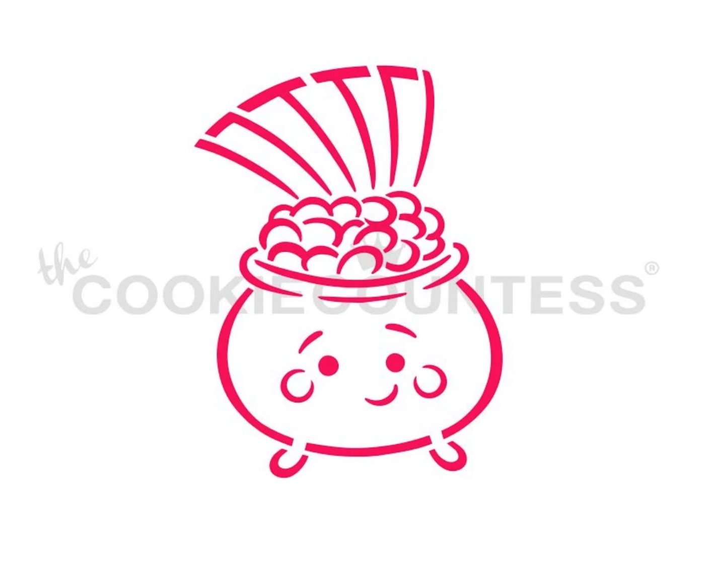 Pot Of Gold PYO Stencil by Cookie Countess