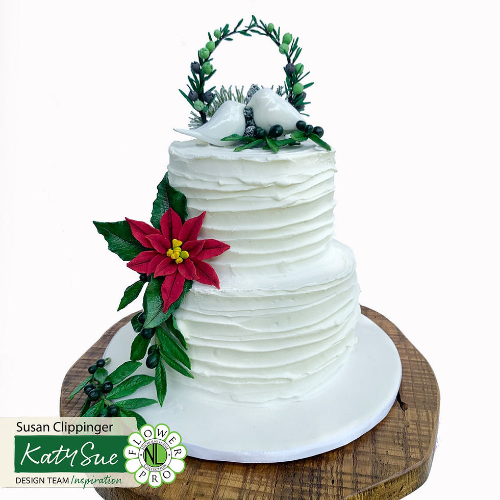 Thumbnail: Flower Pro Winter Foliage Silicone Mold  by Katy Sue Designs