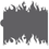 Thumbnail: Flames Cookie Stencil Edger - Confection Couture