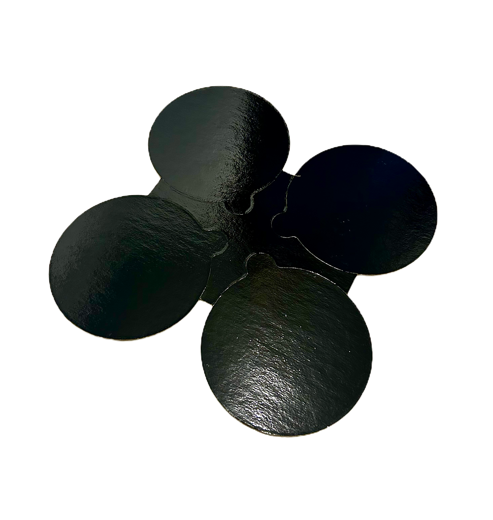 Thumbnail: 4” Gold/Black - Single Serve Boards - Set of 4 (double sided with TAB)