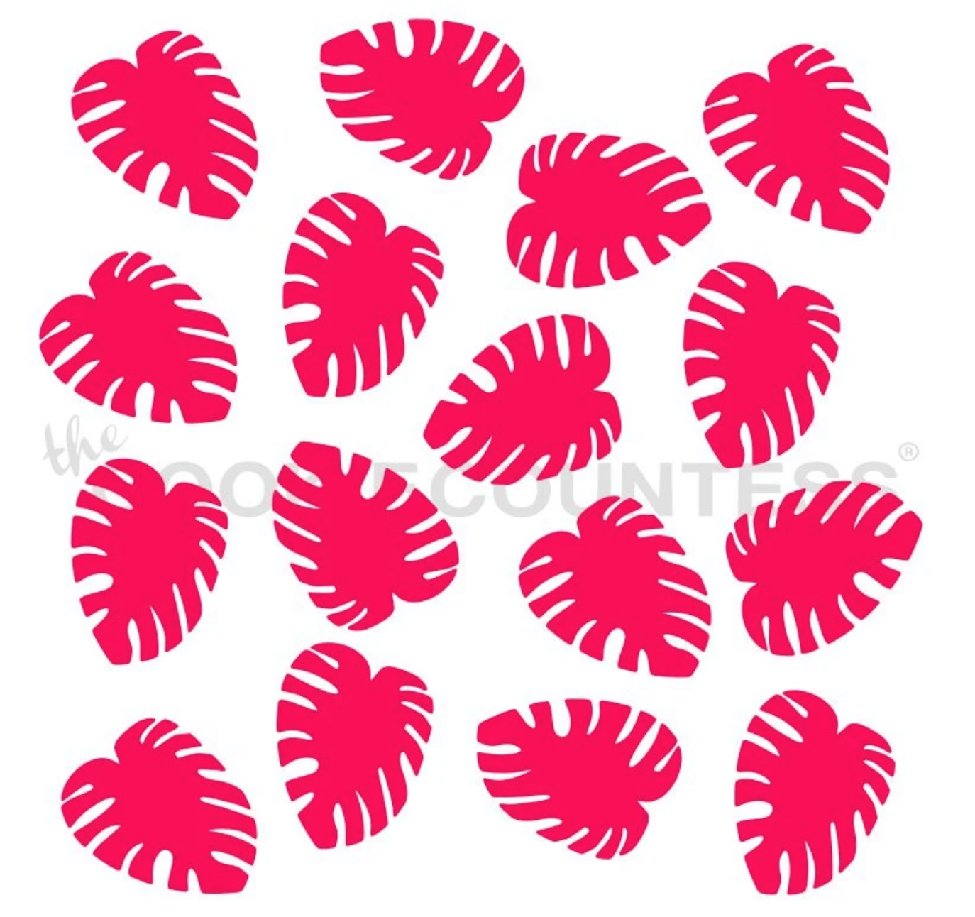 Palm Leaves Stencil by Cookie Countess