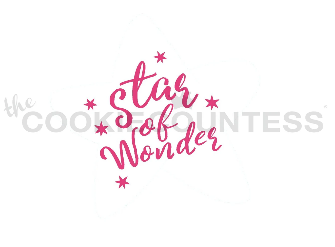 Star of Wonder Stencil by Cookie Countess