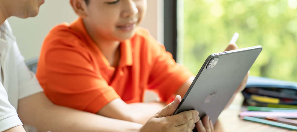 asian-father-son-using-tablet-teaching-son-drawxaplaying-with-digital-tablet-desk-fatherho