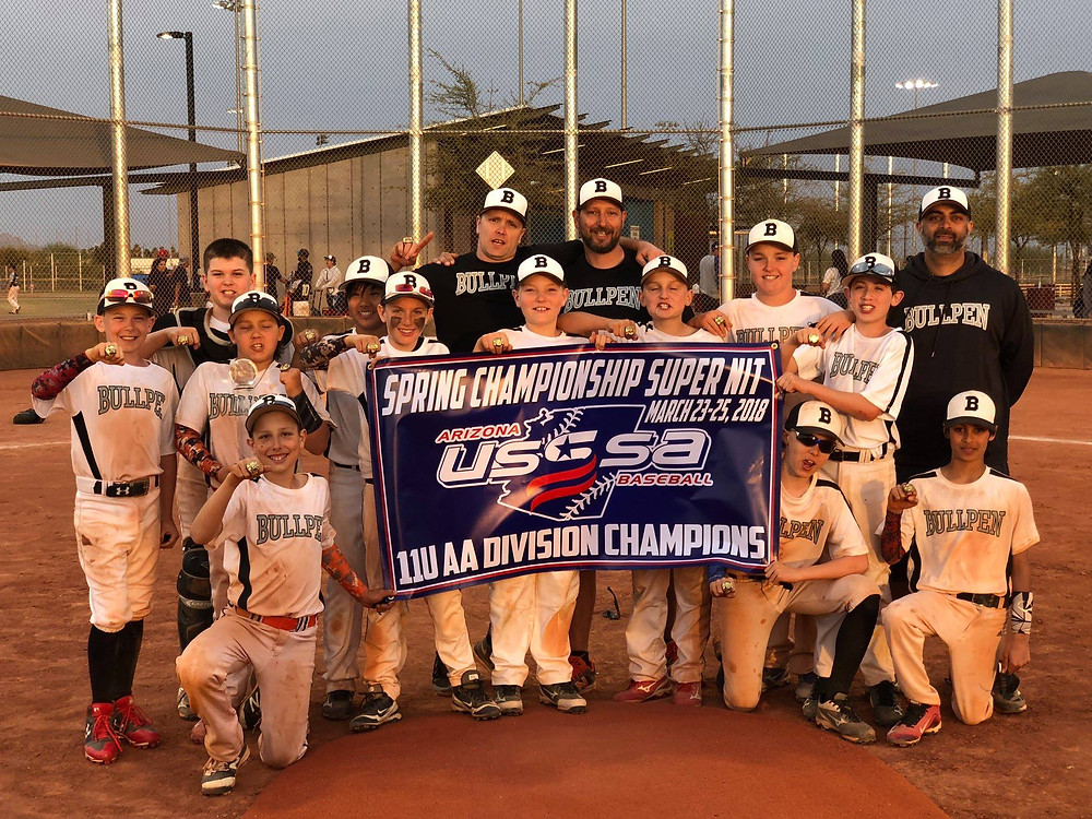 The U11 AA Bullpen Travel Team