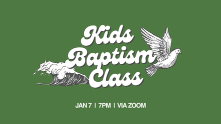 Kids Baptism Class