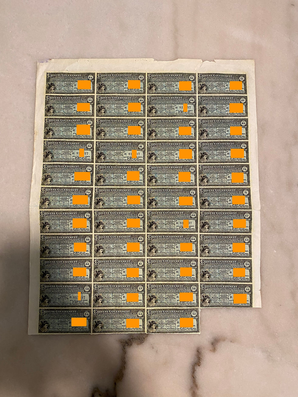 Miniatura: Reorganisation, 5%, ₤100, 1913