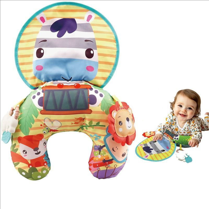Thumbnail: Montessori High Contrast Sensory Toys Baby Pillow Tummy Time Toy Newborn Head-up