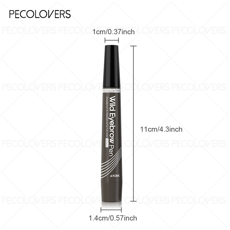 Thumbnail: 4 Fork Eyebrow Pen,Waterproof Smooth,Non-Dyeing Eyebrow Pencil,Fast drying,Long-