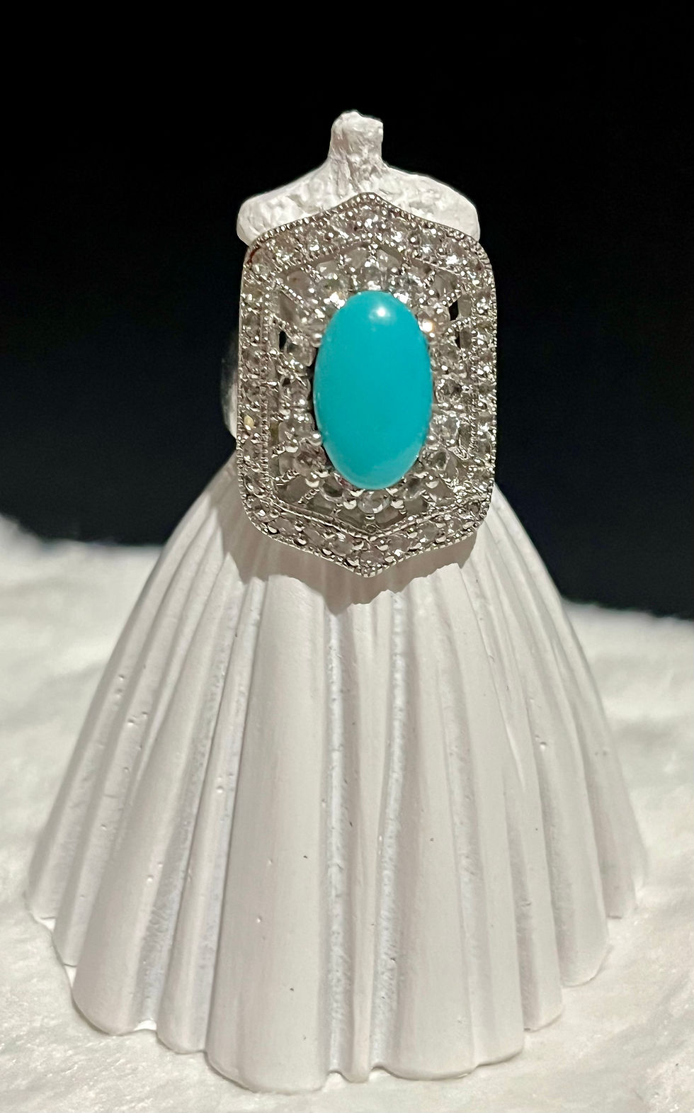Thumbnail: Turquoise and Sterling Ring