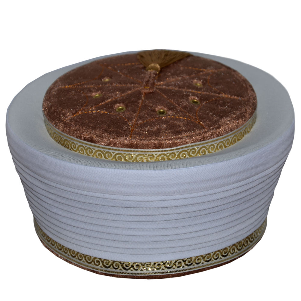 Lüks Kahverengi Sarık,İmam Sarığı,Sarık,Cami, Başkan Sarık S085