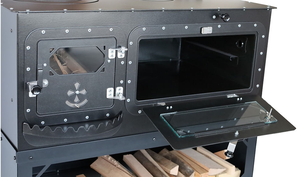 Miniaturbild: Wood  Burning Stove with Oven