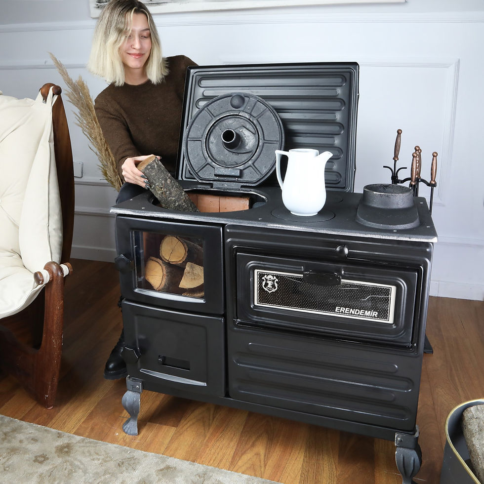 Miniatura: Cast Iron Stove , Wood and Coal Burning Stove, Cooker Stove,Turkish Oven Stove K