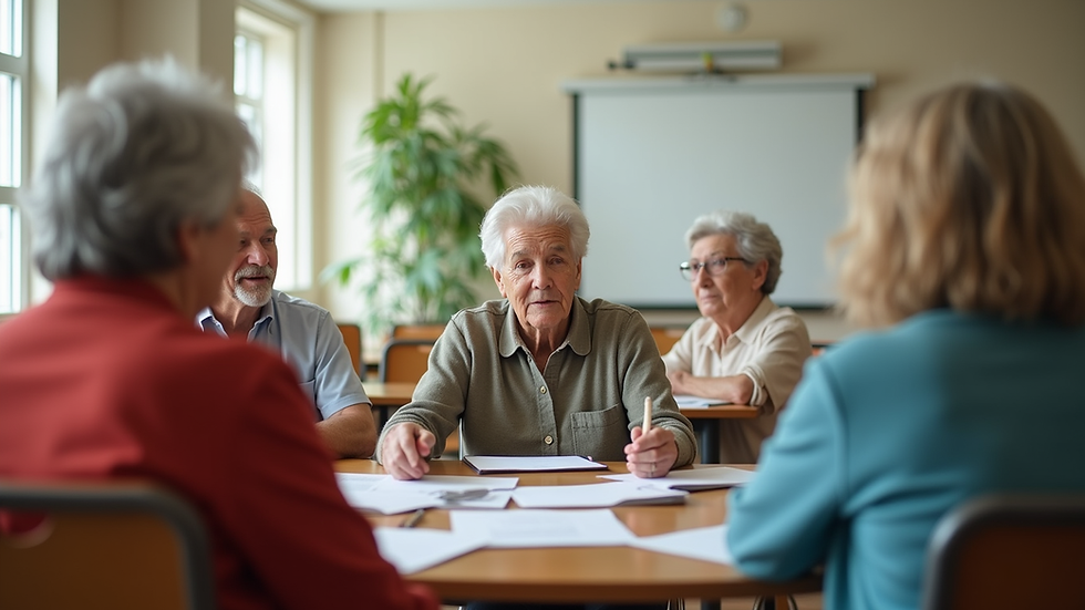 Enhancing Senior Health Through Informative Sessions