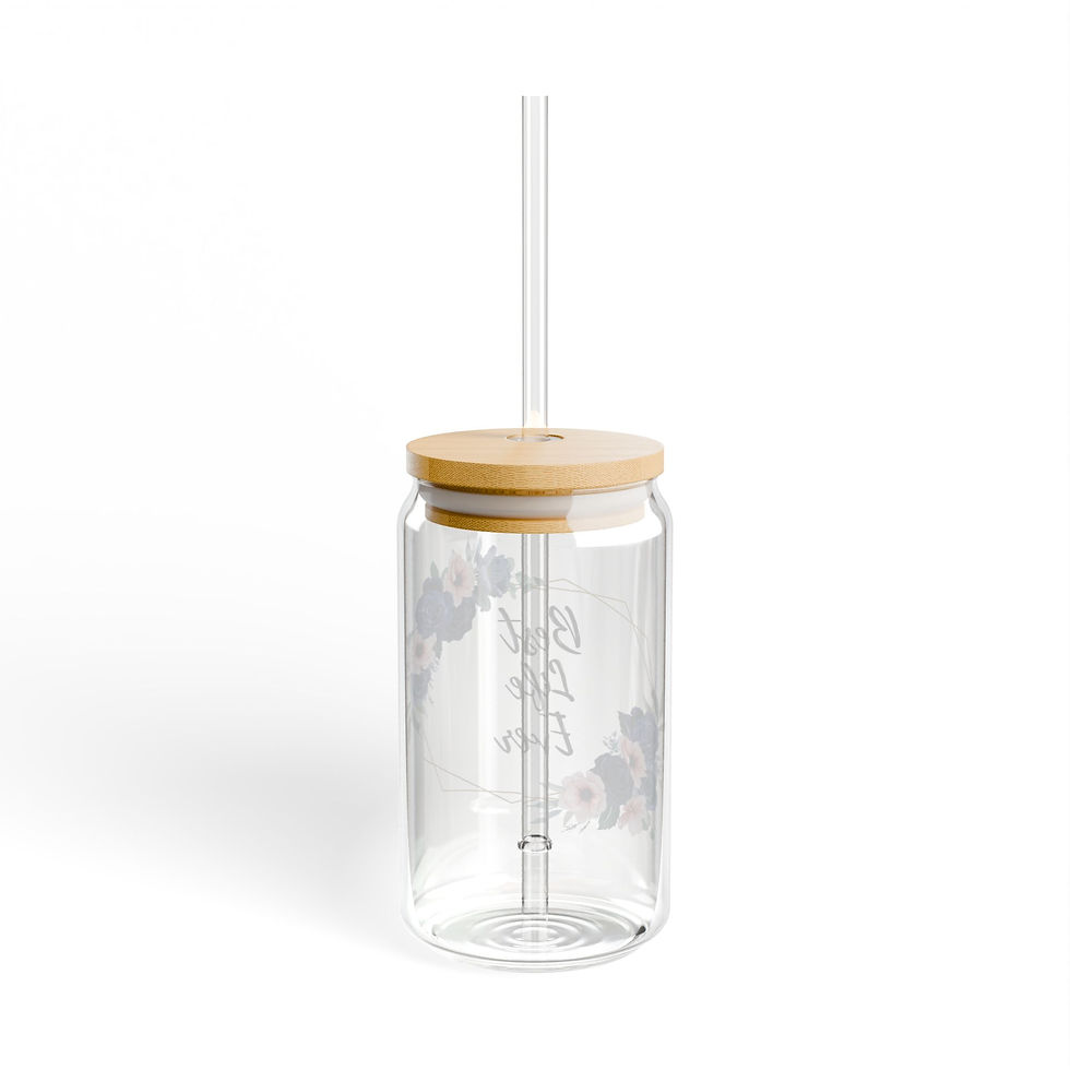 Thumbnail: Floral Best Life Ever Glass 