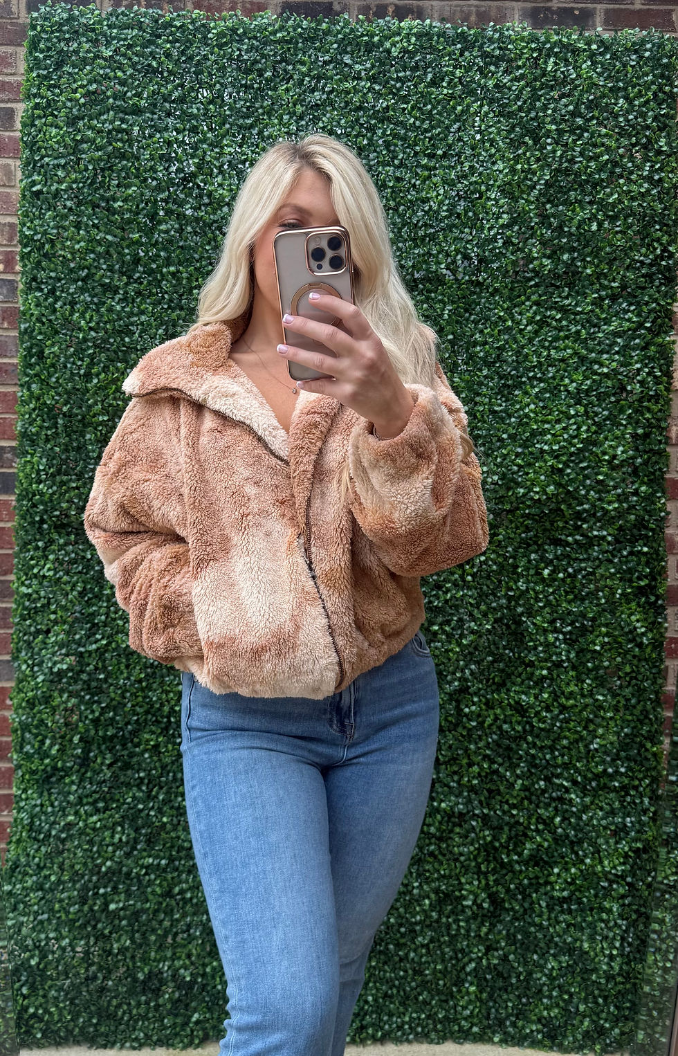 Thumbnail: Teddy Zip Up Jacket